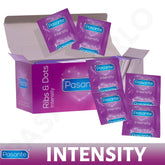 24X Pasante Ribs And Dots Condoms Intensity Male Condom